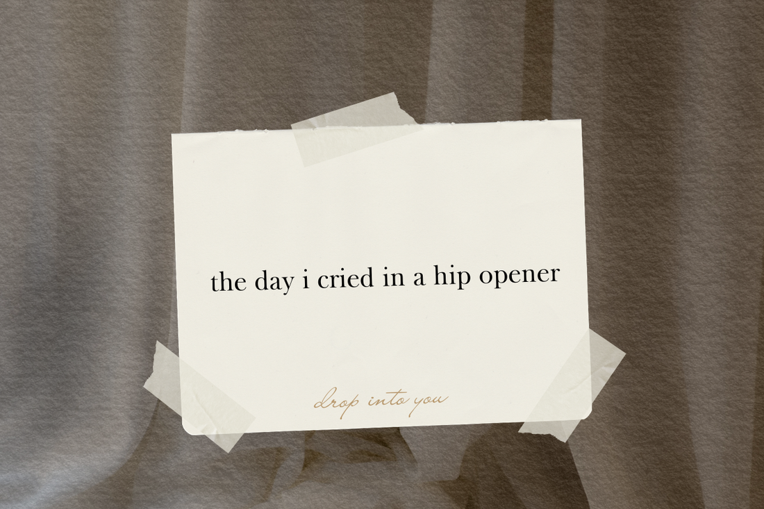 the day i cried in a hip opener