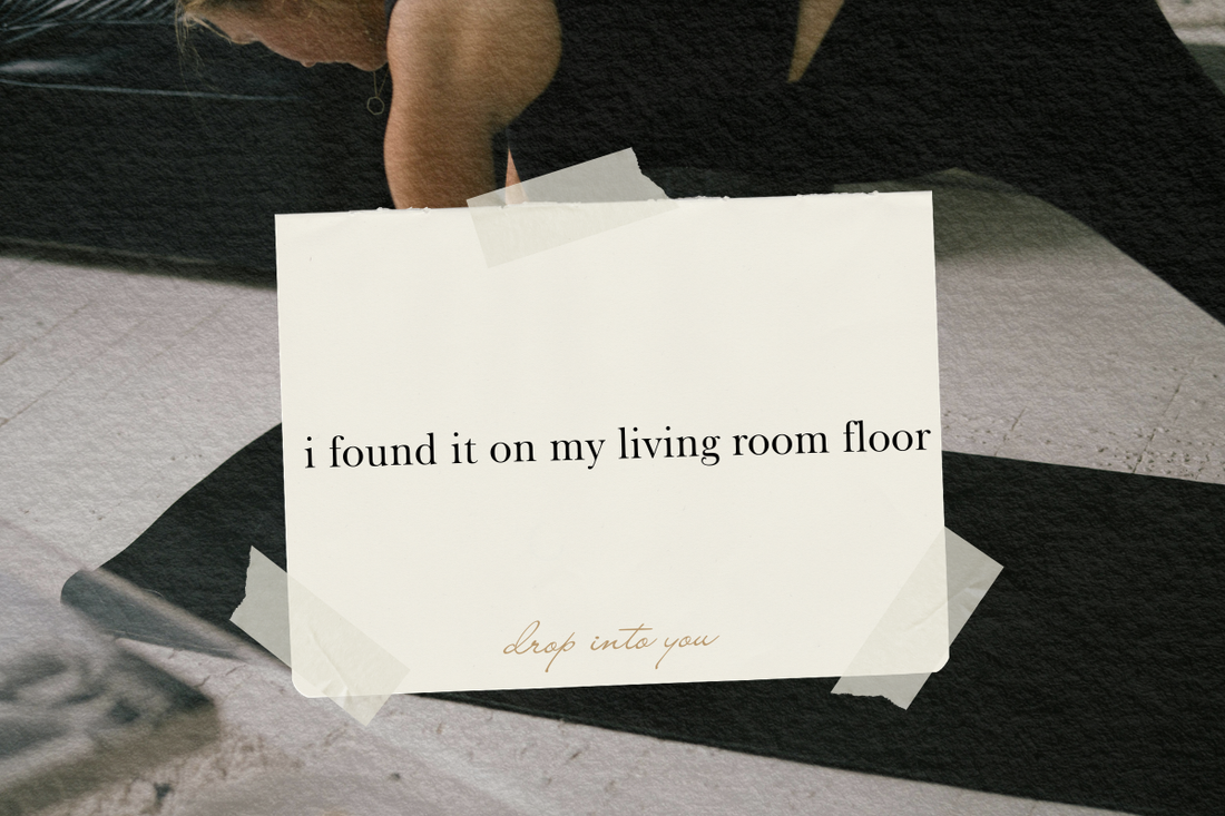 i found it on my living room floor
